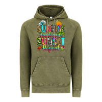 Vintage Olive sunrise sunburn sunset repeat Vintage Hoodie - RanaPortraitStore