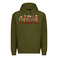 Army Green christmas calories dont count Premium Hoodie - MaliasSmallBusiness