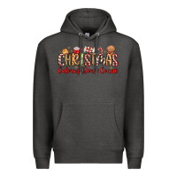 Charcoal Heather christmas calories dont count Premium Hoodie - MaliasSmallBusiness