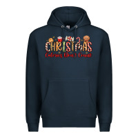 Navy christmas calories dont count Premium Hoodie - MaliasSmallBusiness