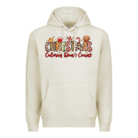 Oatmeal Heather christmas calories dont count Premium Hoodie - MaliasSmallBusiness