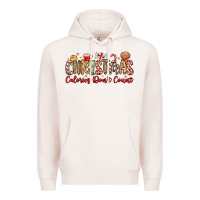 Pale Pink christmas calories dont count Premium Hoodie - MaliasSmallBusiness