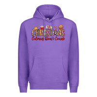 Purple christmas calories dont count Premium Hoodie - MaliasSmallBusiness