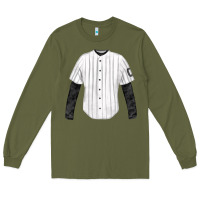 Army Green baseball uniform fa element Long Sleeve Tee - FaDigitalArtStudio