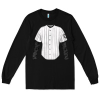 Black baseball uniform fa element Long Sleeve Tee - FaDigitalArtStudio