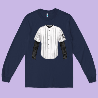 Baseball Uniform Fa Element Long Sleeve Tee Designed By Fadigitalartstudio