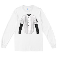 White baseball uniform fa element Long Sleeve Tee - FaDigitalArtStudio