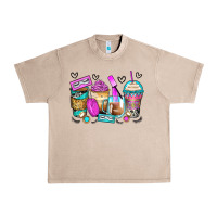 French Oak eyelash coffee cups Urban Heavy Tee - Zillion Design Studio