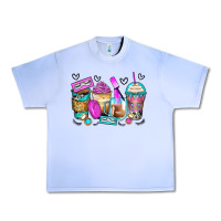 Grape Ice eyelash coffee cups Urban Heavy Tee - Zillion Design Studio