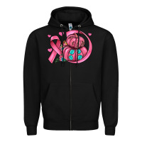 Black cancer ribbon pumpkins Zipper Hoodie - JahusDesignShop