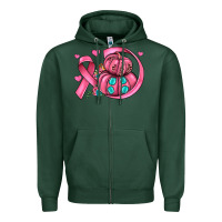 Sports Green cancer ribbon pumpkins Zipper Hoodie - JahusDesignShop