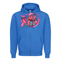 True Royal cancer ribbon pumpkins Zipper Hoodie - JahusDesignShop