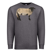 Charcoal Heather Suffolk Sheep Premium Sweatshirt - LillyAllenDesigns