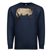 Navy Suffolk Sheep Premium Sweatshirt - LillyAllenDesigns