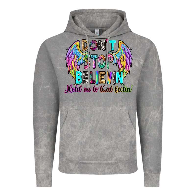 Don't Stop Believin' Hold On To That Feelin' Vintage Hoodie by RanaPortraitStore | Teevron