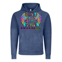 Vintage Denim don't stop believin' hold on to that feelin' Vintage Hoodie - RanaPortraitStore