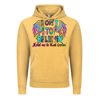 Vintage Mustard don't stop believin' hold on to that feelin' Vintage Hoodie - RanaPortraitStore
