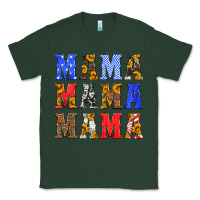 Sports Green mama american flag 4th of july Classic Tee - HRA Design Shop