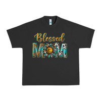Pigment Black western blessed mom with sunflower Urban Heavy Tee - texasbilliewilder