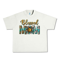 Pistachio western blessed mom with sunflower Urban Heavy Tee - texasbilliewilder
