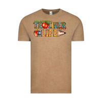 Vintage Coffee teacher life Vintage Tee - texasbilliewilder