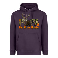 Plum Western Papa The Great Deer Hunter Heavyweight Hoodie - LillyAllenDesigns