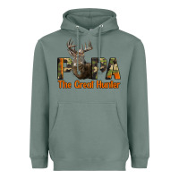 Sage Western Papa The Great Deer Hunter Heavyweight Hoodie - LillyAllenDesigns