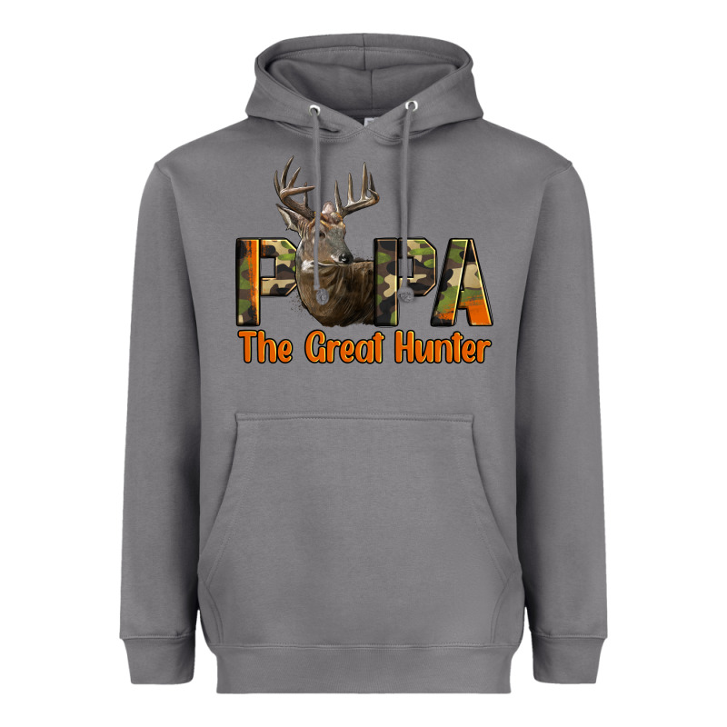 Western Papa The Great Deer Hunter Heavyweight Hoodie by LillyAllenDesigns | Teevron