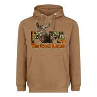 Toasted Coconut Western Papa The Great Deer Hunter Heavyweight Hoodie - LillyAllenDesigns