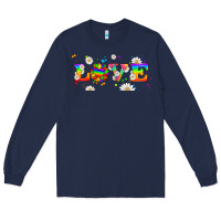Navy lgbtq love libbey glass Long Sleeve Tee - HRA Design Shop