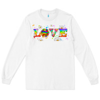 White lgbtq love libbey glass Long Sleeve Tee - HRA Design Shop