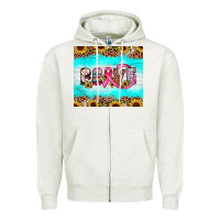 Oatmeal Heather brave Zipper Hoodie - JahusDesignShop
