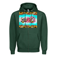 Sports Green brave Zipper Hoodie - JahusDesignShop