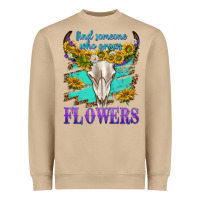 Mushroom find someone who grows flowers Heavyweight Sweatshirt - texasbilliewilder