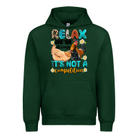 Forest Green relax we're all crazy it's not a competition Urban Hoodie - Artiststas
