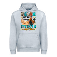Heather Grey relax we're all crazy it's not a competition Urban Hoodie - Artiststas