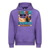 Tulip relax we're all crazy it's not a competition Urban Hoodie - Artiststas