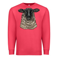 Cardinal Suffolk Sheep Head Premium Sweatshirt - LillyAllenDesigns