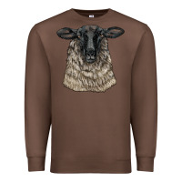 Chestnut Suffolk Sheep Head Premium Sweatshirt - LillyAllenDesigns