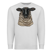 Dove Grey Suffolk Sheep Head Premium Sweatshirt - LillyAllenDesigns