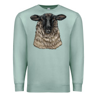 Seafoam Suffolk Sheep Head Premium Sweatshirt - LillyAllenDesigns