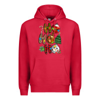 Cardinal ho ho ho with Premium Hoodie - MaliasSmallBusiness
