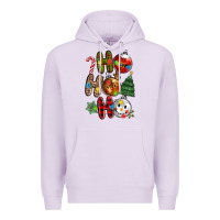 Lilac ho ho ho with Premium Hoodie - MaliasSmallBusiness