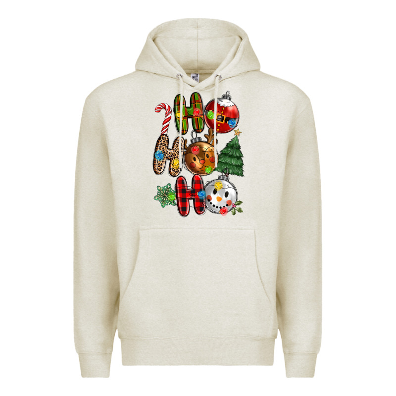 Ho Ho Ho With Premium Hoodie by MaliasSmallBusiness | Teevron