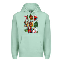 Seafoam ho ho ho with Premium Hoodie - MaliasSmallBusiness