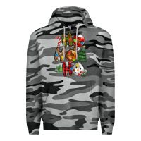 Slate Camo ho ho ho with Premium Hoodie - MaliasSmallBusiness