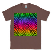 Chestnut colorful zebra seamless pattern Classic Tee - BundleAndBundleShop