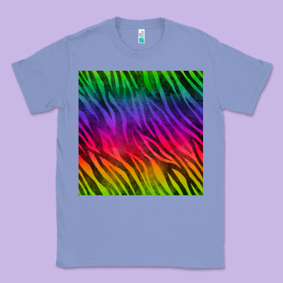 Colorful Zebra Seamless Pattern Classic Tee Designed By Bundleandbundleshop