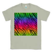 Matcha colorful zebra seamless pattern Classic Tee - BundleAndBundleShop