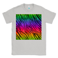 Moon Dust colorful zebra seamless pattern Classic Tee - BundleAndBundleShop